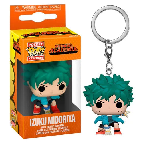 MY HERO ACADEMIA - POP FUNKO VINYL KEYCHAIN IZUKU MIDORIYA W/GLOVES 4CM