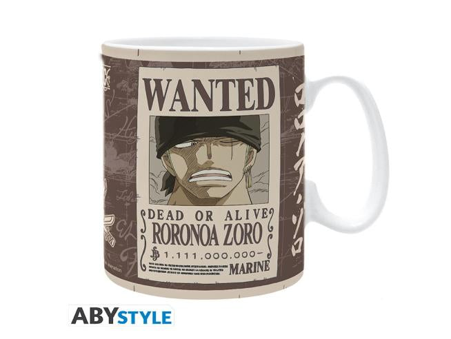 ONE PIECE - Tazza - 460 ml - "Zoro Wanted"