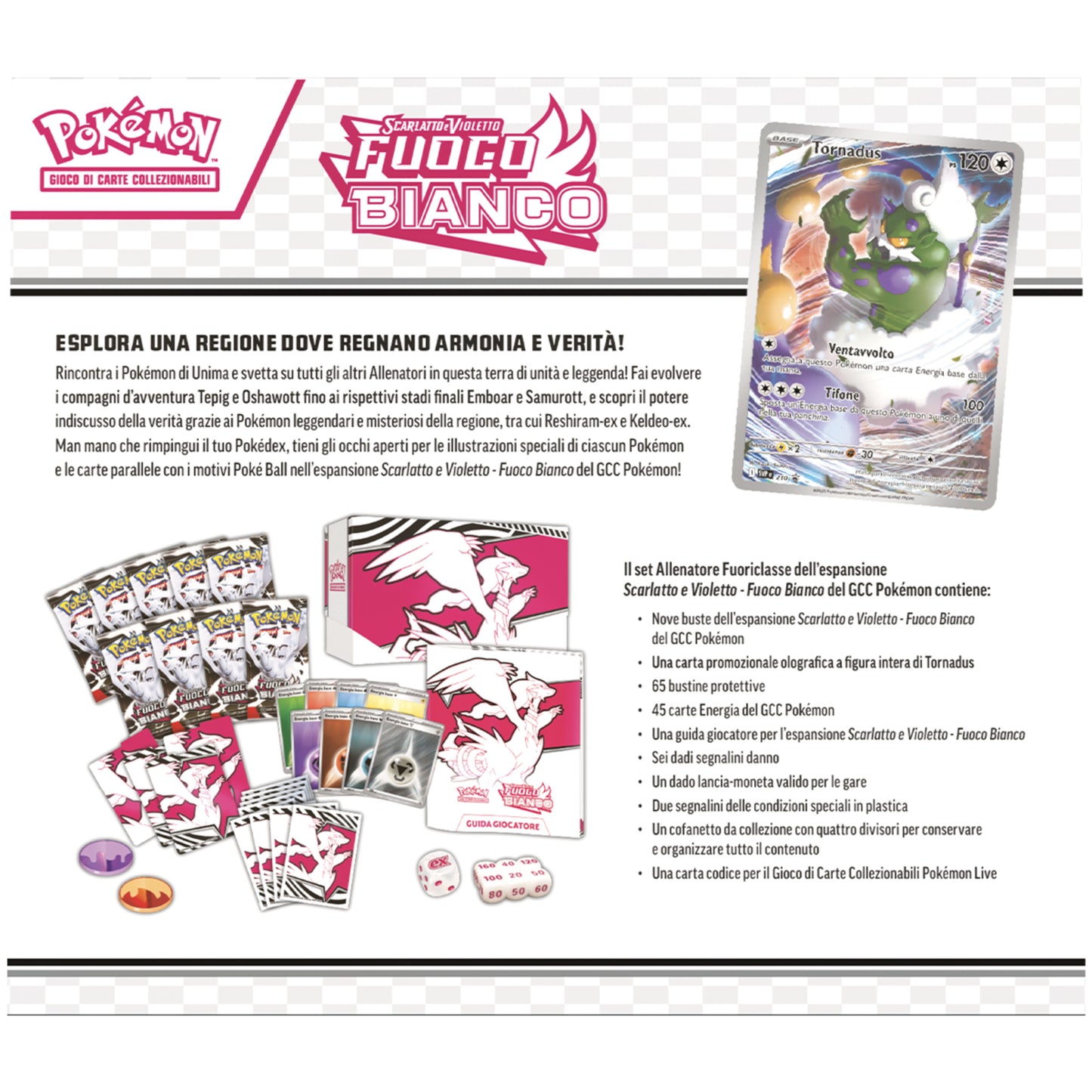 Pokemon Set Allenatore Fuoriclasse (ITA) Etb Fuoco Bianco