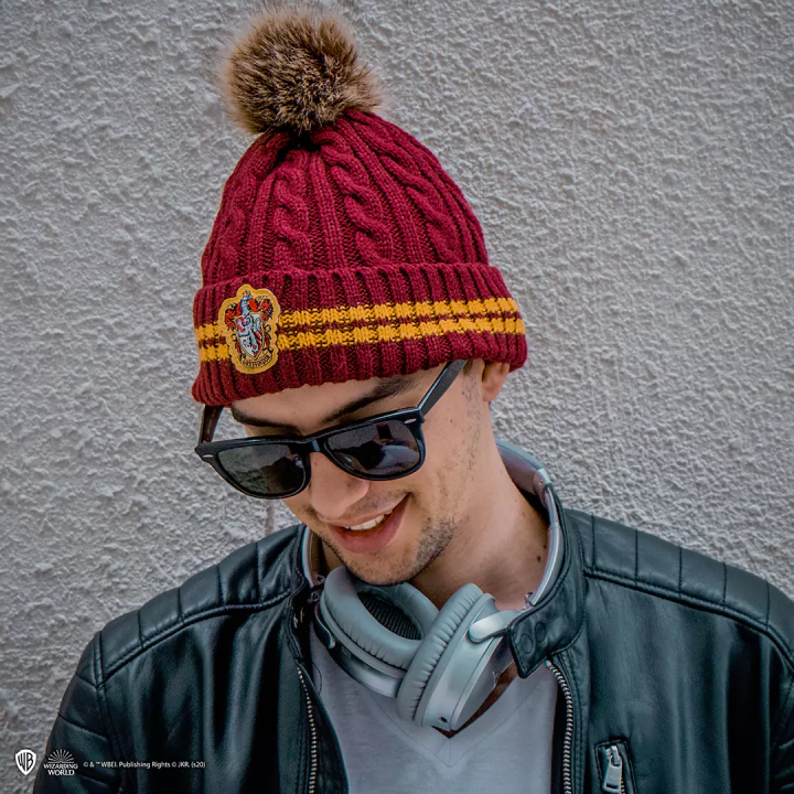 HARRY POTTER - cappello pom pom grifondoro