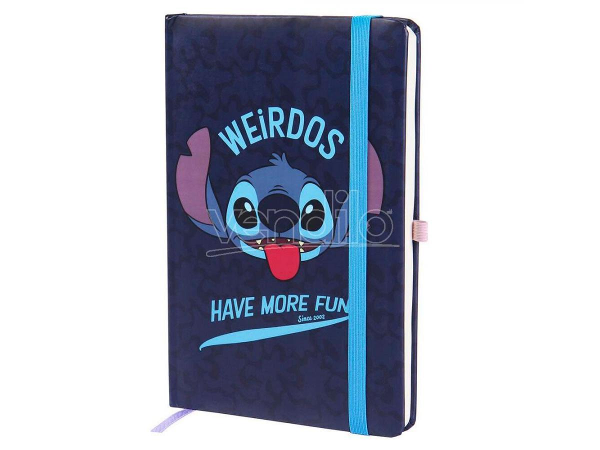 Stitch Notebook A5, blu