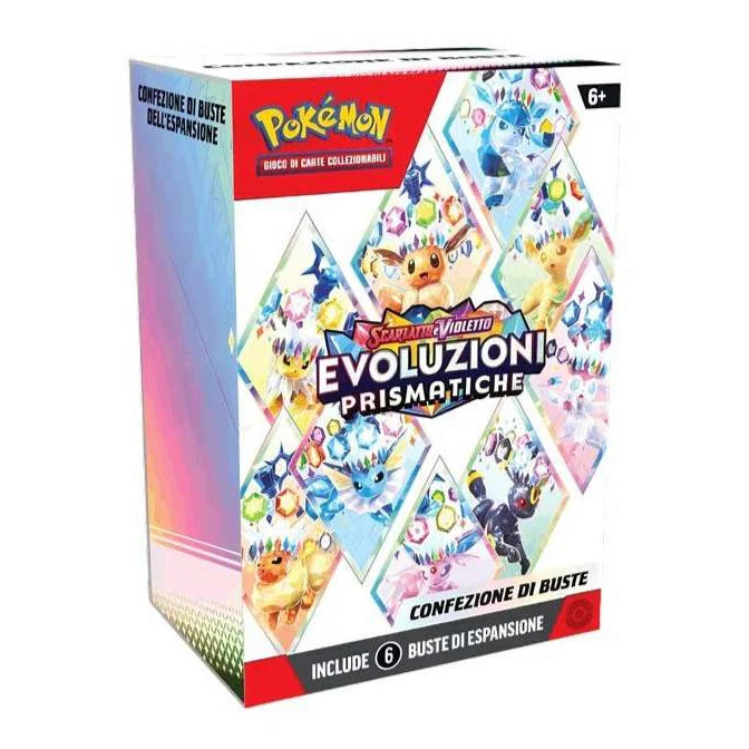 Pokemon Scarlatto & Violetto: Evoluzioni Prismatiche Bundle 6 Buste
