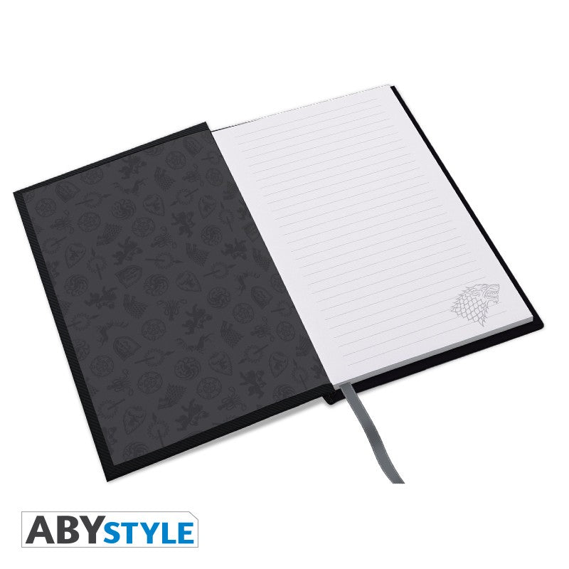 Notebook game of thrones Stark