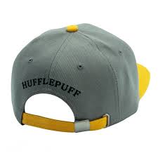 HARRY POTTER - Cappellino snapback- Grigio & Giallo -Tassorosso