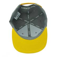 HARRY POTTER - Cappellino snapback- Grigio & Giallo -Tassorosso