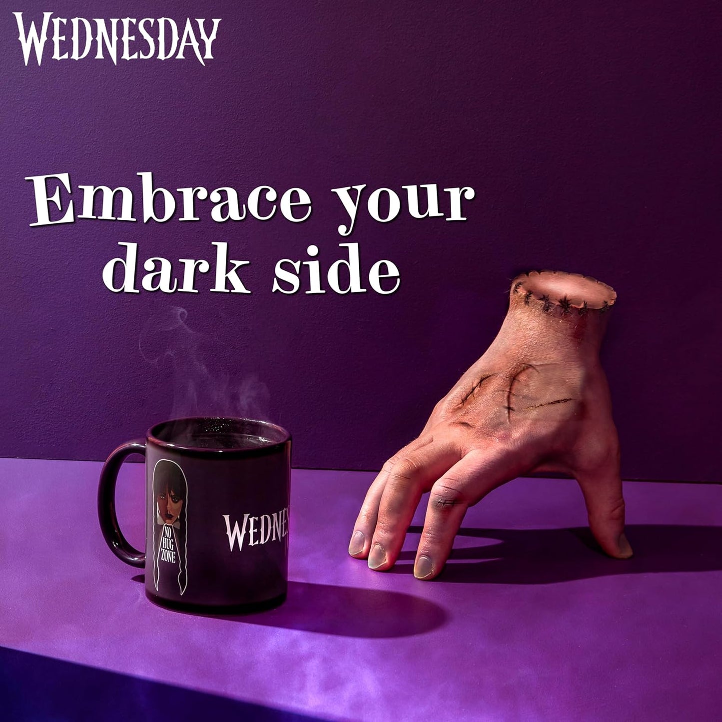 Tazza Wednesday Mercoledì, nera