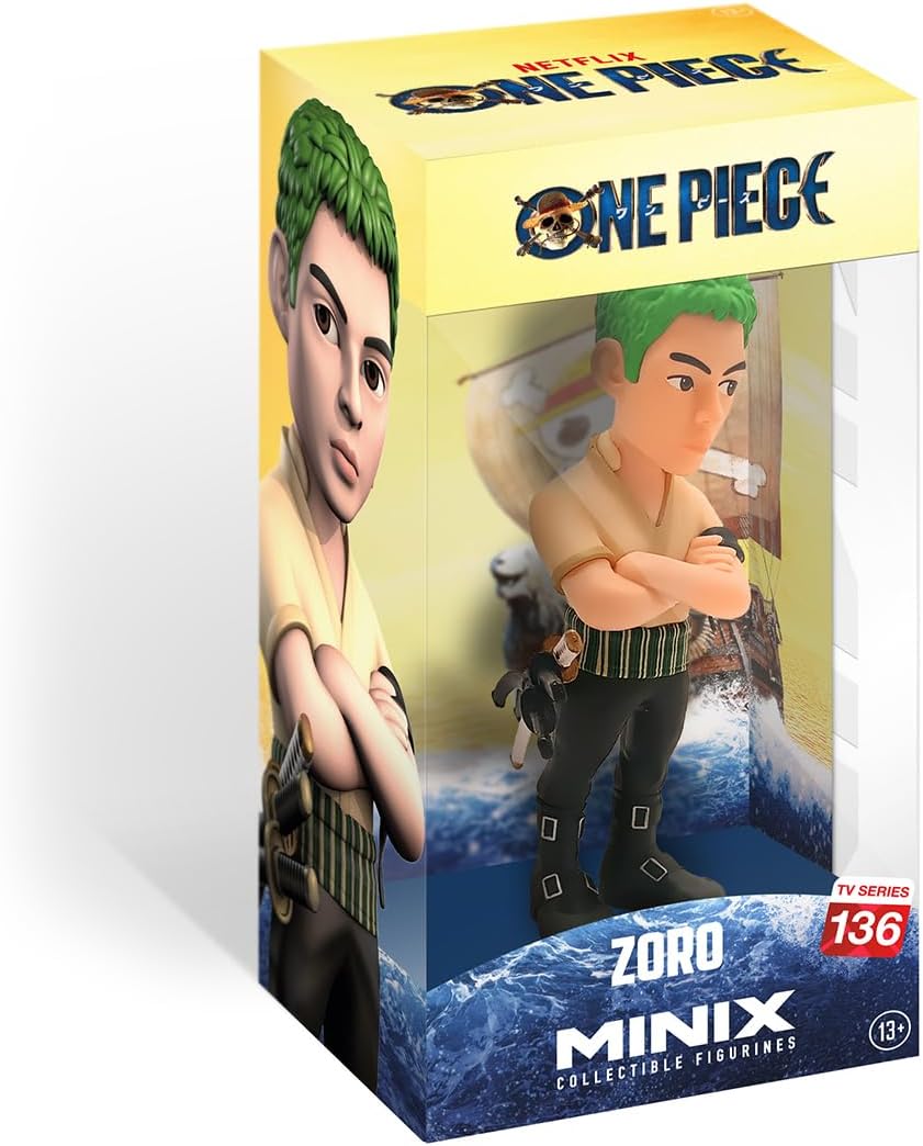 ONE PIECE: NETFLIX MOVIE- MINIX COLLECTIBLE FIGURINES - RONOROA ZORO - STATUA 18