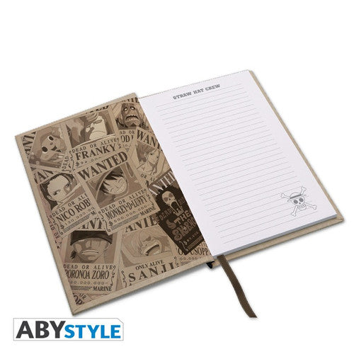 ONE PIECE - Quaderno A5 "Wanted Luffy"