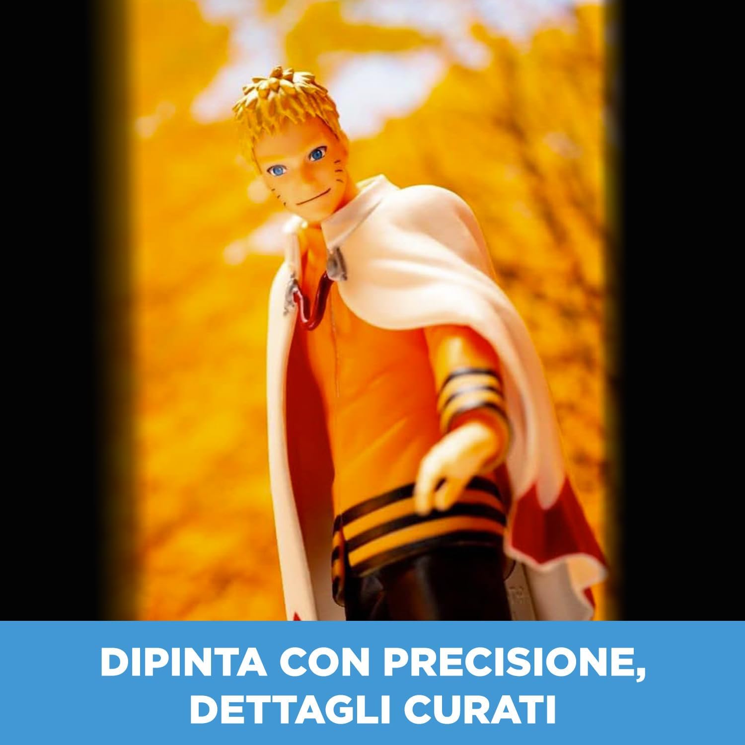 Banpresto Action Figure UZUMAKI NARUTO HOKAGE 20° Anniversario 16cm