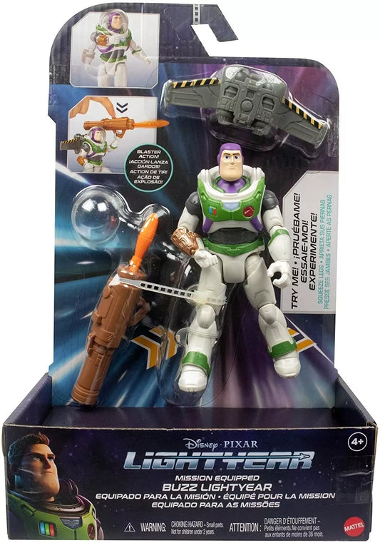 Action figure Disney Lightyear con mission gear