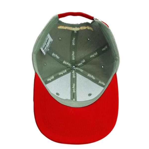 Cappello Harry Potter Grifondoro rosso e oro con logo ricamato stemma Gryffindor
