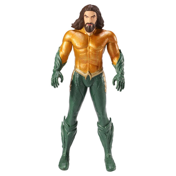 Action figure Aquaman BendyFigs Minis snodabile con costume verde e oro
