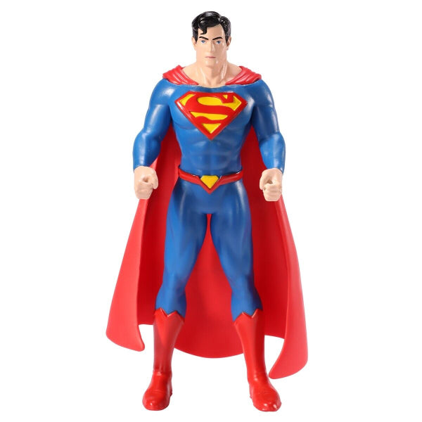 Action figure Superman BendyFigs Minis snodabile con costume blu rosso e mantello
