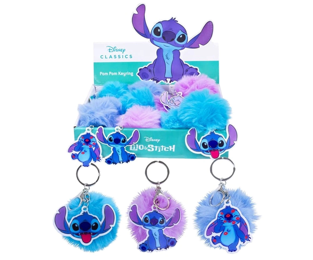 Disney portachiavi pompom stitch