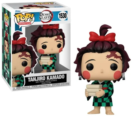 Funko Pop Demon Slayer Tanjiro Kamado Kimono Vinyl Figure 1530 da 9 cm con confezione originale, figura collezionabile ufficiale in kimono tradizionale giapponese