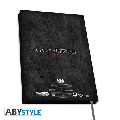 Notebook game of thrones Stark