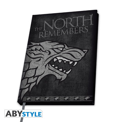 Notebook game of thrones Stark