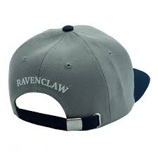 Cappellino Harry Potter Corvonero snapback grigio e blu con ricamo stemma Ravenclaw
