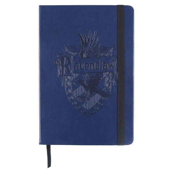 Notebook Premium Harry Potter Corvonero A5 blu in PU con stemma aquila Ravenclaw
