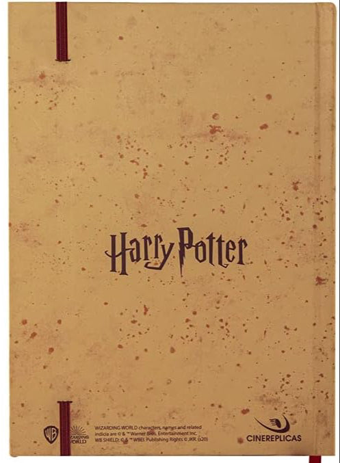 Notebook Harry Potter Mappa del Malandrino A5 Premium quaderno con design magico
