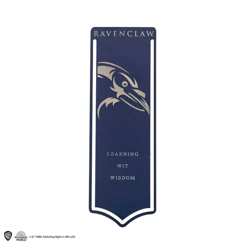 Segnalibro Harry Potter Corvonero in metallo blu e bronzo
