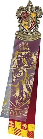 Segnalibro Harry Potter Grifondoro in metallo rosso e oro
