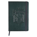 Notebook Premium Harry Potter Serpeverde A5 verde in PU con stemma serpente Slytherin
