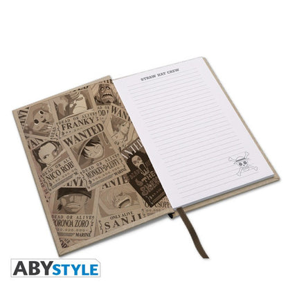 ONE PIECE - Quaderno A5 "Wanted Luffy"