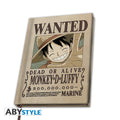 Quaderno One Piece A5 Wanted Luffy 180 pagine con copertina cartonata locandina ricercato
