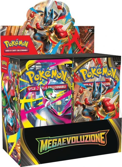 Display Pokémon Mega Evoluzione 36 buste italiano pre-ordine carte collezionabili
