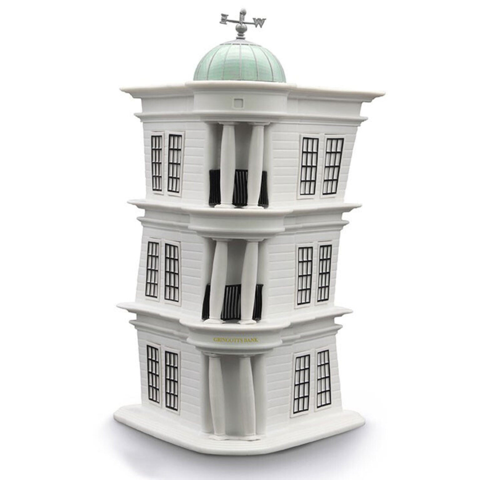 Salvadanaio Harry Potter Gringotts Bank con effetto vortice magico, le monete girano fino alle gallerie sotterranee della banca dei maghi