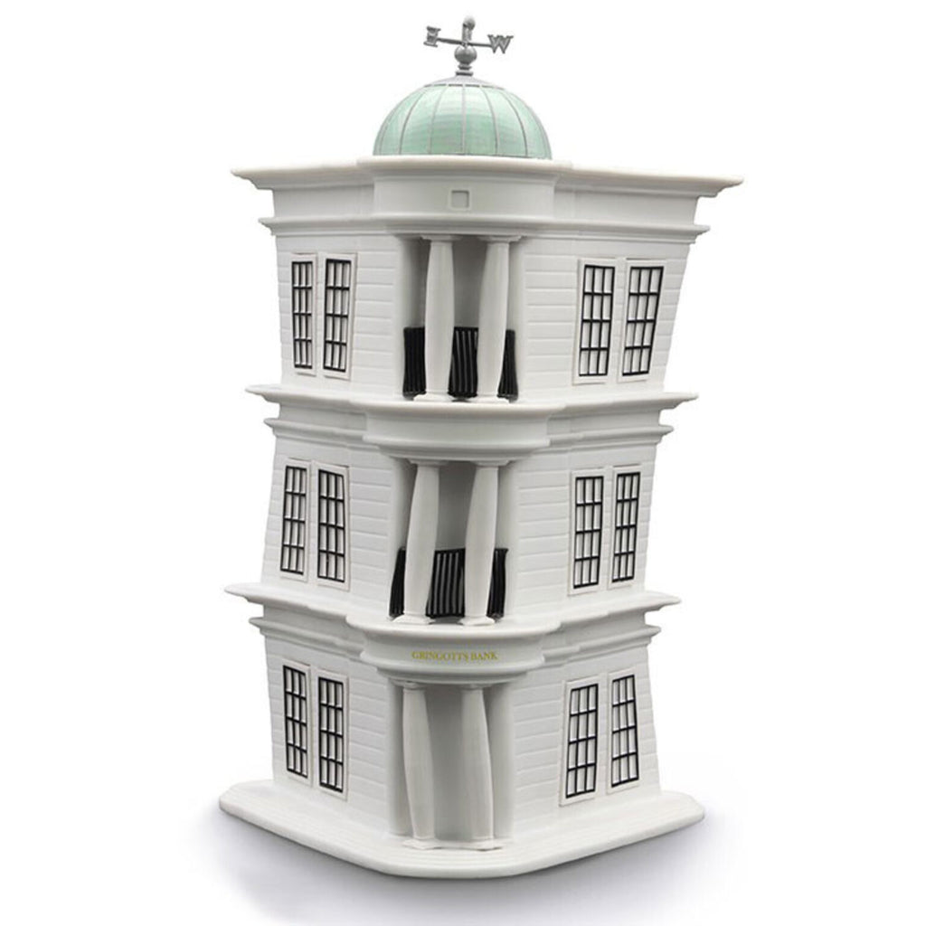 Salvadanaio Harry Potter Gringotts Bank con effetto vortice magico, le monete girano fino alle gallerie sotterranee della banca dei maghi