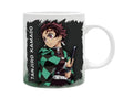 Tazza Demon Slayer Tanjiro Kamado in ceramica da 320 ml con design ufficiale Kimetsu no Yaiba, adatta per microonde e lavastoviglie