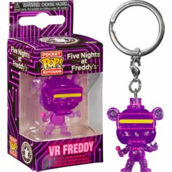 Portachiavi Funko Pop Five Nights at Freddy's Freddy Fazbear da 4 cm in vinile con anello portachiavi, keychain ufficiale FNAF