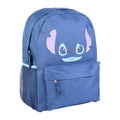 Zaino Stitch Disney blu 41x29x13.5cm backpack Lilo & Stitch con spallacci imbottiti
